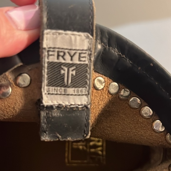 EUC FRYE Women's Diana Cut Stud Western Booties Mexico Made Size 8 - Picture 9 of 10